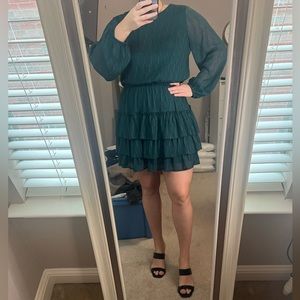 Dark green Express dress